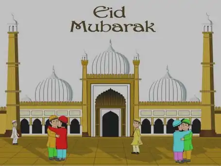 Eid Al Fitr Celebration Worldwide with Happiness and Peace