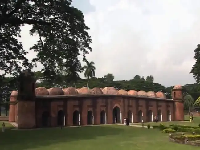 Shat Gombuj Mosque is a famous Muslim heritage in Bagerhat